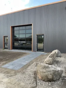 Commercial landscaping project