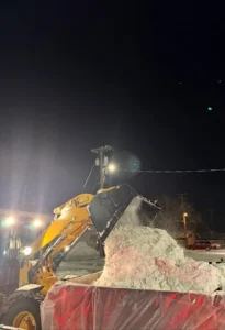 Snow removal machinery